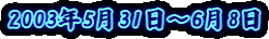 2003�N5��31���`6��8��
